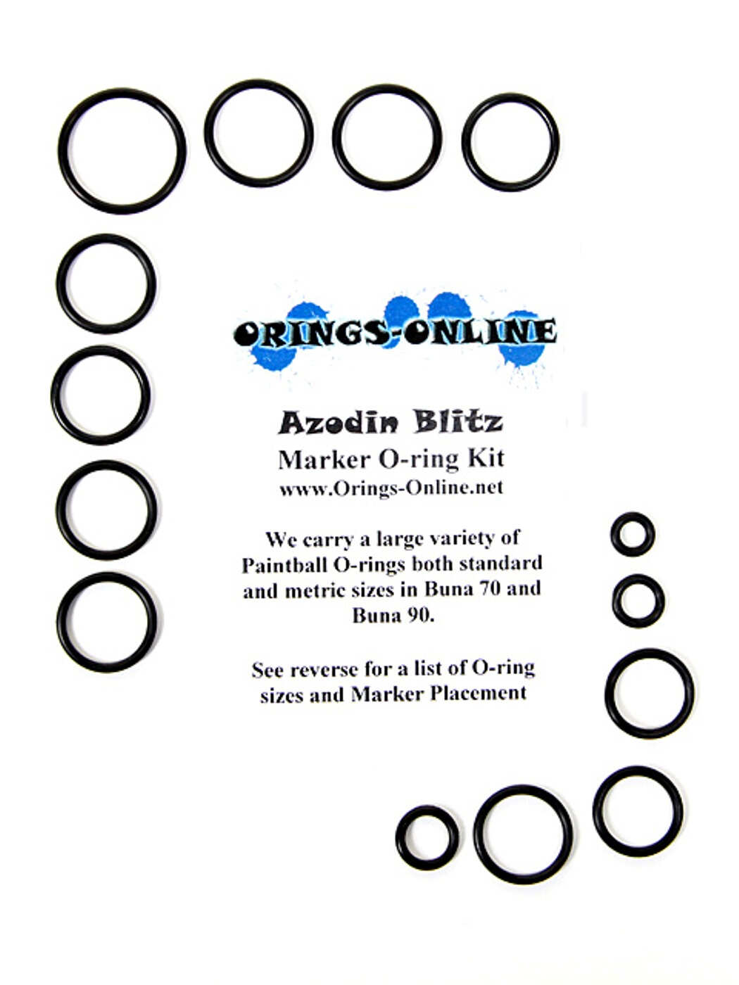 Azodin Blitz Marker O-ring Kit